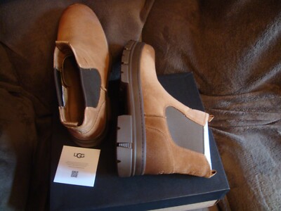 UGG  SKYVIEW  CLASSIC  CHELSEA   MEN BOOTS  CHESTNUT  SUEDE   11.5   NIB