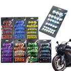 30PCS Motorcycle Screw Nut Bolt Caps Cover Accessories Universal Bolt Cap Cover