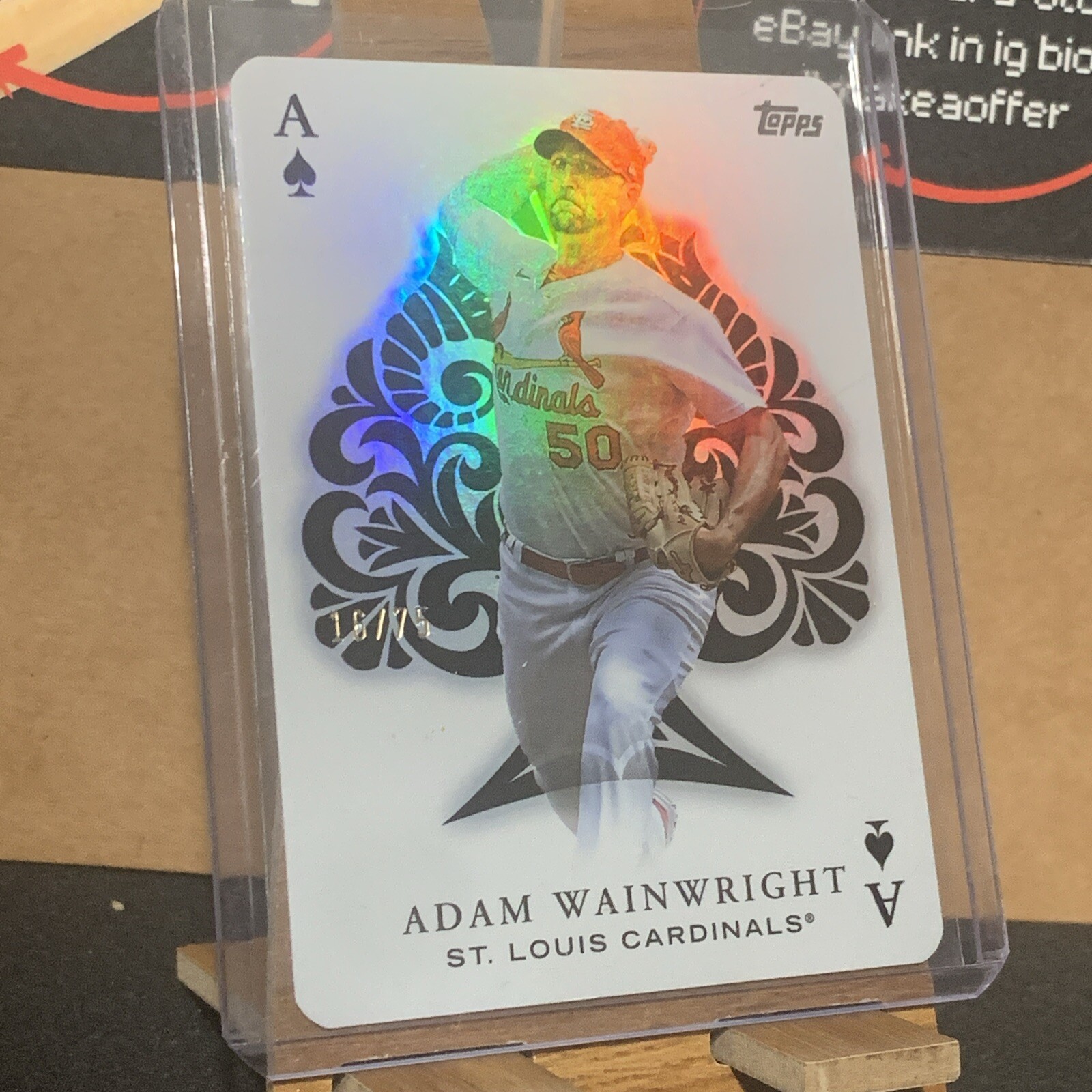 Adam Wainwright 2023 Topps Update Series All Aces Gold /75 Cardinals #AA-66