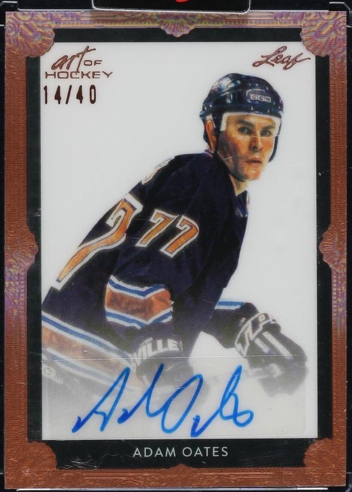 2021-22 Leaf Art of Hockey - Adam Oates #BA-AO1 - 1 of 1