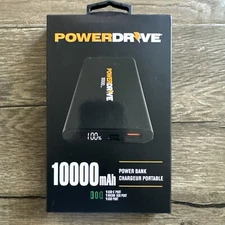 PowerDrive 10000 mAh Power Bank USB-C & USB-A (PDPB10000) - BRAND NEW