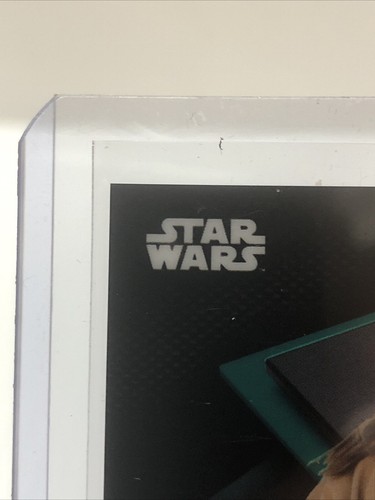 2022 Topps Chrome Black Star Wars Refractors Qui-Gon Jinn /99 - Bild 3 von 13