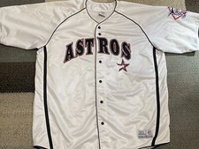 Vintage Houston Astros Embroidered Sewn Jersey Dynasty Size 2XL National League