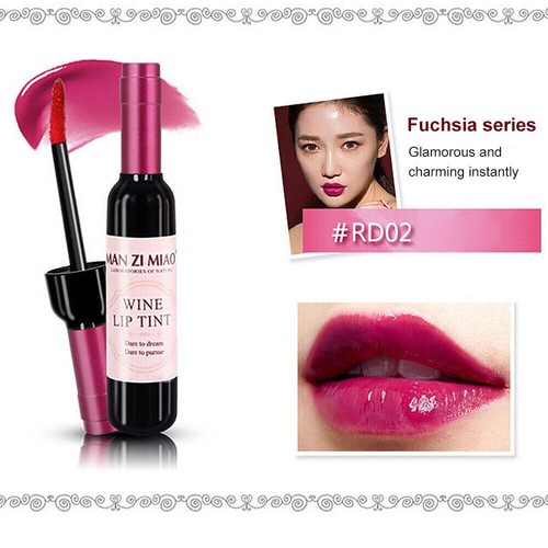 Wine Lip Tint Gloss Liquid Lipstick Waterproof Long Lasting Matte Look 6 Colours - Picture 15 of 21