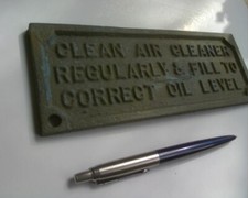 Stationary engine vintage tractor plaque Ronalson Tippet Blackstone Fowler Lanz