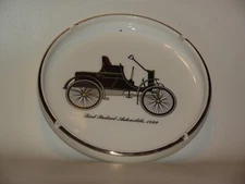 Vintage First Packard Automobile Ceramic Ashtray