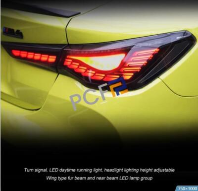 LED Tail light For BMW 4 Series M4 G82 Smoke Black Rear Lamps