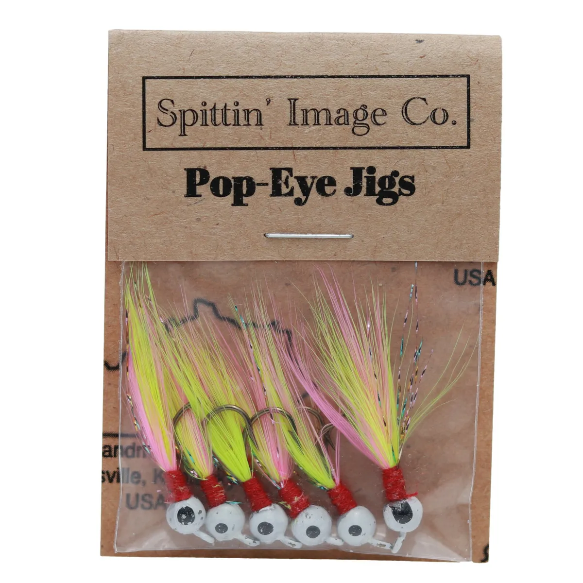 Spittin' Image - Deluxe Sparkle POPEYE Fishing Fly JIGS - 1/20 oz