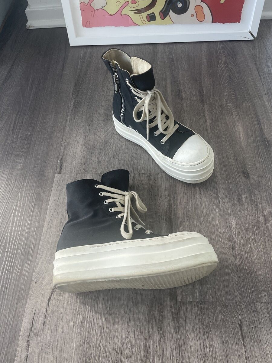 Rick Owens Drkshdw Double Bumper Ramones - Black | eBay Rick Owens Drkshdw Double Bumper Ramones - Black | eBay