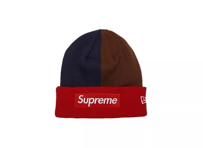 Bonnet multi logo boîte Supreme New Era