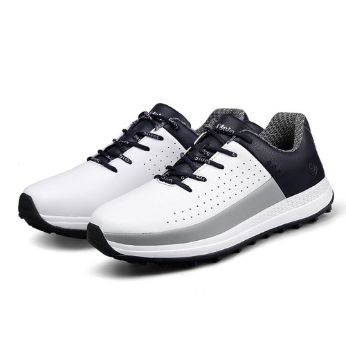 Herren Wasserdicht Rutschfest Spikeless Golfschuhe Outdoor Turnschuhe Freizeitschuhe - Bild 16 von 19