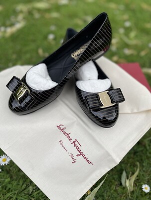 Ballerina Shoes Ferragamo Varina Black Salvatore Ferragamo Varina