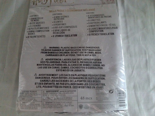 Harry Potter Mega Mix Value Pack plus 2 packages of Harry Potter Loot Bags - Picture 4 of 5