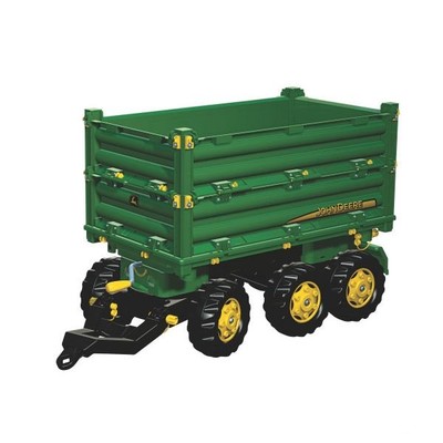 Rolly Toys Rolly Multitrailer John Deere 3-Achsig 125043 Anhänger 3-Seitenkipper