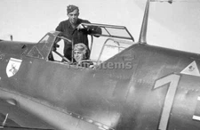 WW2 PICTURE PHOTO GERMAN LUFTWAFFE  MESSERSCHMITT ME 109 ME-109 6399