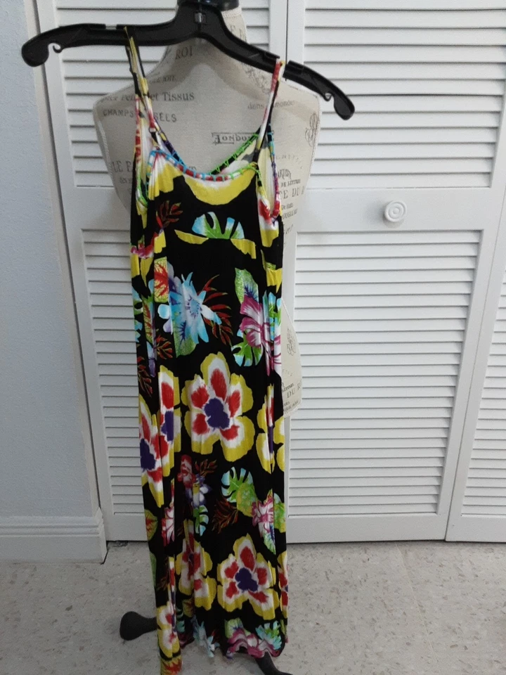 Flowers by Zoe sleeveless Hawaiian girls sz Small pre-owned from Nordstrom Cute! - Image 2 of 4