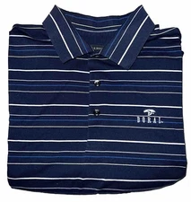Cutter And Buck CBDryTec Doral Striped Golf Polo Large