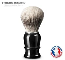 Thiers Issard Boar Badger Combination Shaving Brush Horn Handle | Made in France