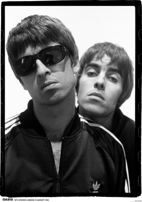 Poster OASIS - Liam Noel MTV Studios 1994  ca60x85cm NEU 14975