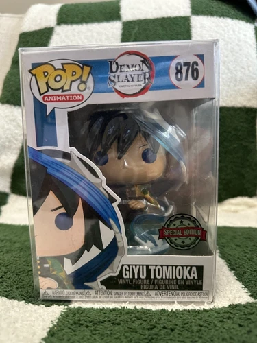 Funko POP! DEMON SLAYER GIYU TOMIOKA Vinyl Figure AAA ANIME exclusive #876