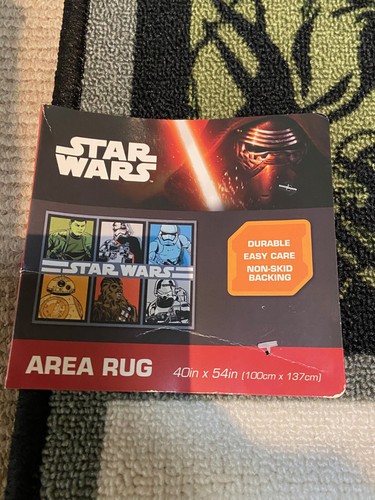 STAR WARS RUG FLOOR MAT 40" x 54" STORMROOPER CHEWBACCA BB-8 NEW - Picture 8 of 11