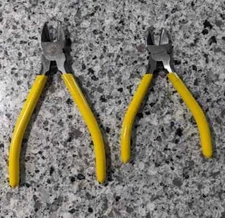 2PCS Wire Cutters Side cutter Cable 6/5" Heavy Duty Cutting pliers Carbide steel