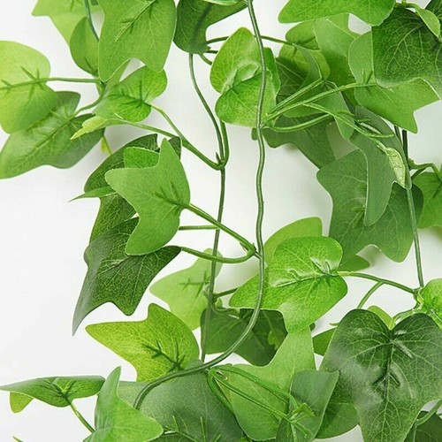 1x Artificial Plants Ivy Leaf Vine Fake Foliage Hanging Garland Home Decor Craft - Picture 6 of 14