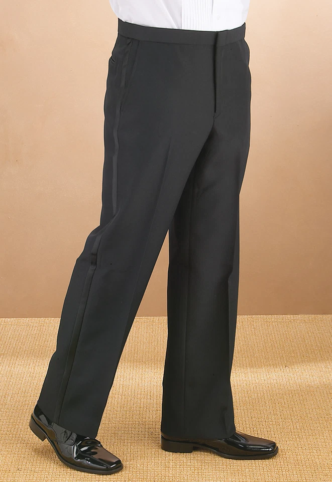Sizes 35-64 Long. 2-Piece Tuxedo with Flat Front Pants - Image 2 of 2