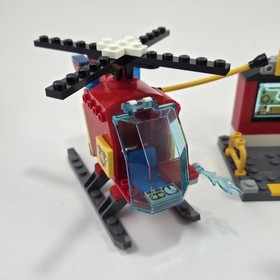 LEGO Junior 10685 Helicopter, Motorcycle, Station, 4 Dividers, Incomplete No Box