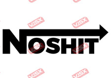Noshit Funny Bumper Sticker Car Decal Auto Vinyl Vehicle Graphic Rude Gag Gift
