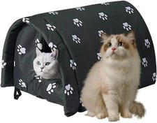 Cat House for Outdoor Cats in Winter Feral Cat Shelter Pet House Weatherproof