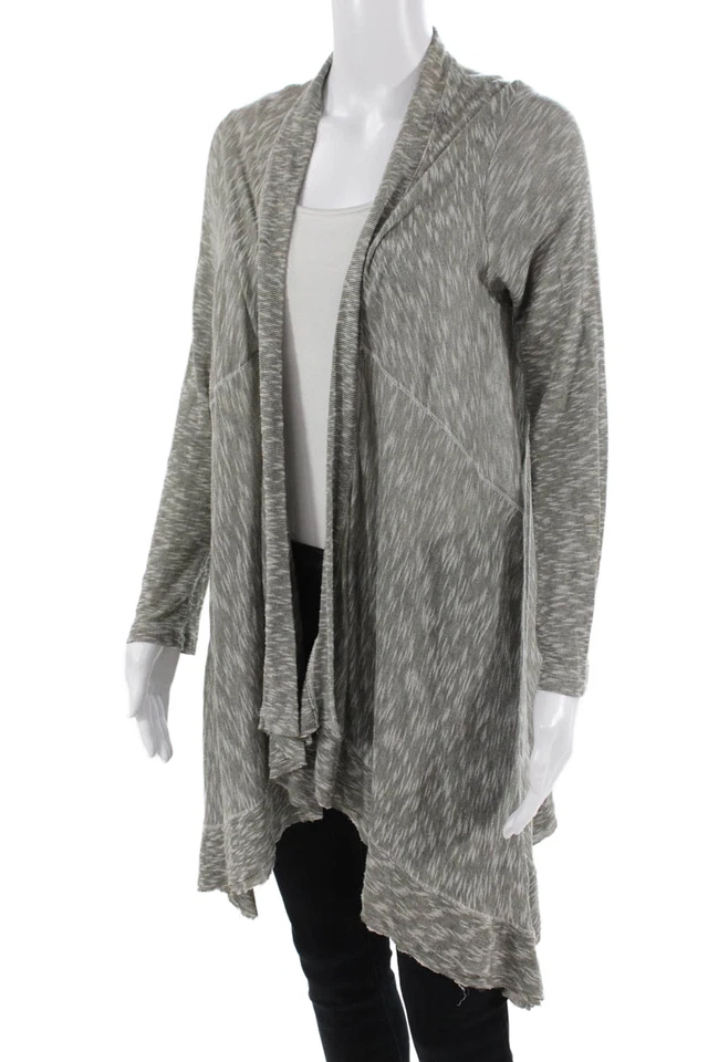 Splendid Women Gray 100% Rayon Bohemian Cardigan Long Sleeve Size S - Image 2 of 4