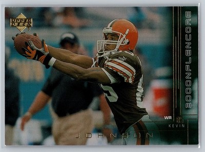2000 Upper Deck Encore Kevin Johnson #53 Cleveland Browns Wide Receiver Card