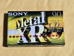 Lot De 2 Cassettes Sony Metal XR Et ERS Transparentes 90min