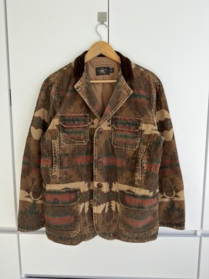 RRL Ralph Lauren Corduroy Field Jacket Blazer Southwestern Hunting