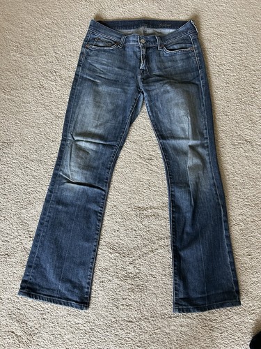 Seven7 Jeans Bootcut Damen (29) Medium Wash Stitch Stretch Low Rise