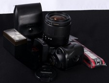 Canon EOS 700QD AF 35mm Film SLR c/w Tamron AF 28-80mm ASPH Lens 300EZ Kit