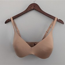 Women's Skims 34DD Push Up Plunge Bra Nude Tan Bra