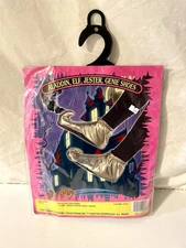 Costume Elf Shoes Children’s Large Gold Soft Cloth Lightweight Genie Booties