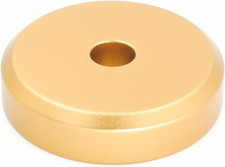 Aluminum 45 RPM Record Adapter for Turntables Stable Playback Spindle - Gold.