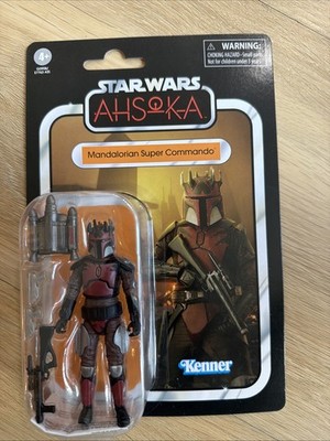 Star Wars Ahsoka Vintage Collection Mandalorian Super Commando Action Figure NEW