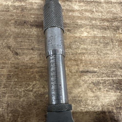 LUFKIN No. 513 DEPTH MICROMETER 0- 2" MADE IN U.S.A - Loose, No Box - Picture 3 of 5