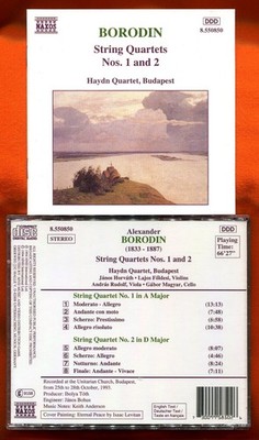 Alexander Borodin, String Quartets 1 & 2, Haydn Quartet Budapest