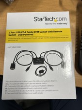 StarTech.com 2 Port USB VGA Cable KVM Switch With Remote Switch SV211USB