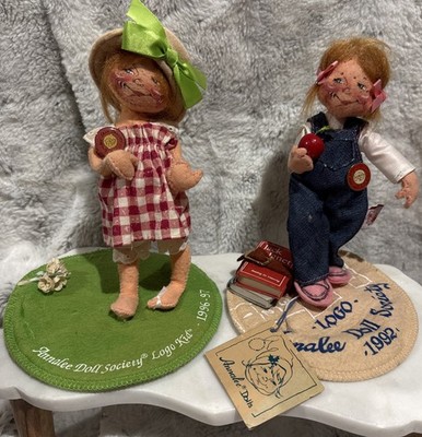 Vintage Annalee Dolls Logo Kid Society Mobilitee With Tag & Pins 1992 & 1996