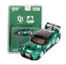 Mini GT LB WORKS Nissan GT-R R35 XLARGE Exclusive Green 1/64 Diecast Japan