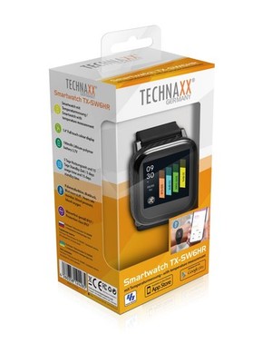 Smartwatch mit Puls Blutdruck Schlafmonitor IP67 BT App TX-SW6HR