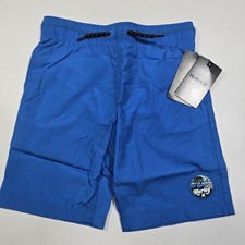 Hurley Boys Hybrid Shorts Size 7 Neptune Blue NWT Boardshorts Walkshorts Mesh