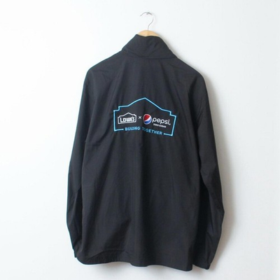 #ad Dri Duck River Packable Jacket Mens Medium Black Lowes Hardware Pepsi Cola $21.00