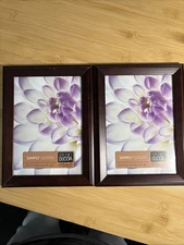 Studio Decor Picture Frames- 5" x 7" - Set Of 2 Wood Frame